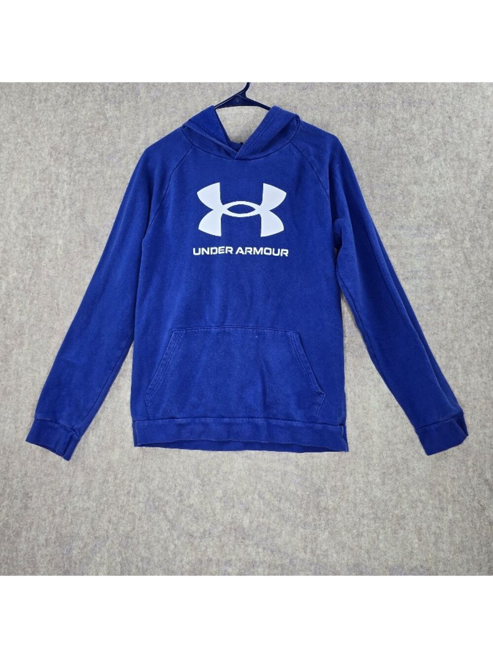 Under Armour Youth YXL Blue ColdGear Hoodie Sweatshirt - Picture 1 of 7